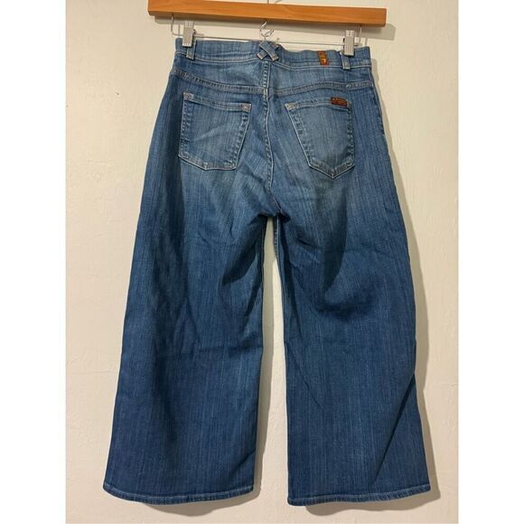 7 for all man kind Women’s lattice pocket culotte Jean - Picture 5 of 8